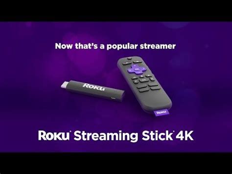 Roku® Streaming Stick® 4K is faster and more powerful than ever. The ...