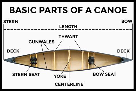 Parts of a Canoe: Bow to Stern Basics – Paddle Camp | The Best Kayaking, Canoeing, Stand up ...