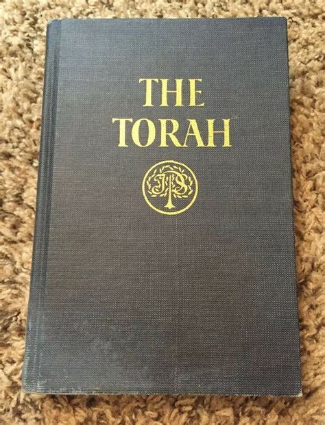 The Torah The Five Books Of Moses Holy Scriptures Book (1982, 2nd ...