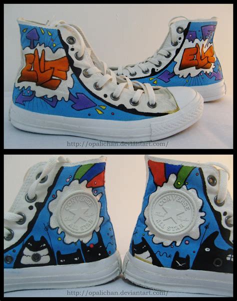 Graffiti shoes 2 by OpaliChan on DeviantArt