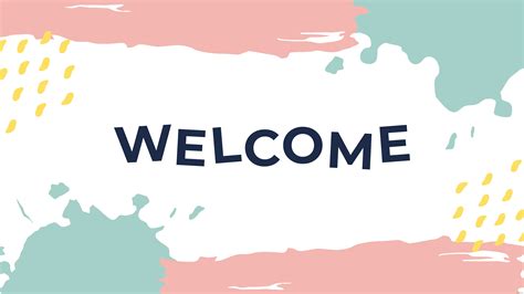 Free Welcome Powerpoint Background - Download in Illustrator, EPS, SVG, … | Powerpoint ...