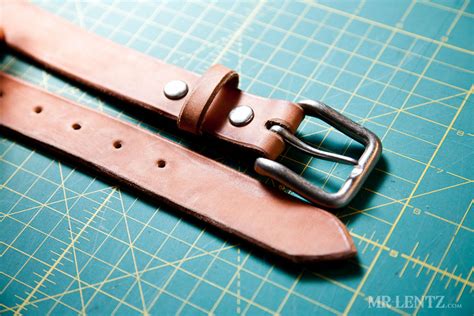 How to make a Leather Belt - Mr. Lentz Leather Goods