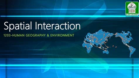 Spatial interaction_Human Geography