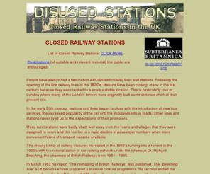 Disused-stations.org.uk: Disused Stations In The UK