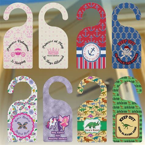 Custom door hangers galore! Great for kids and adults! Customize your ...