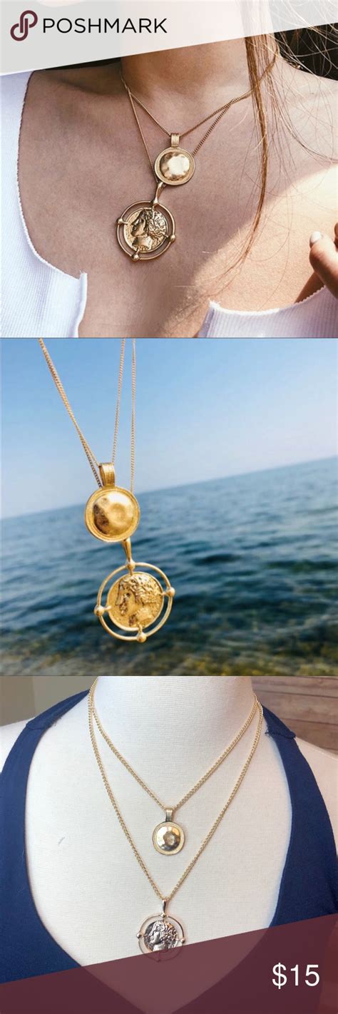 🌸Vintage Coin Necklace🌸 | Coin necklace, Necklace, Layered necklaces