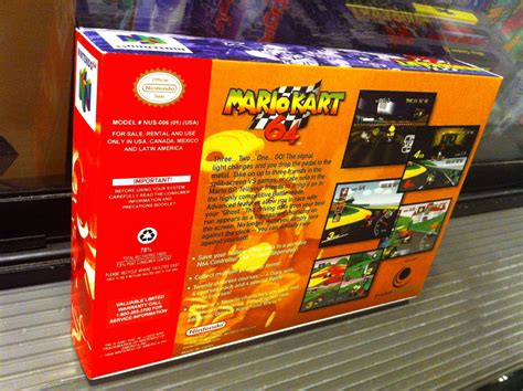 Mario Kart 64 | Box My Games! Reproduction game boxes