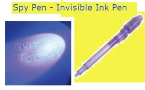 Spy Pen with Invisible Ink - VanCleave's Science Fun