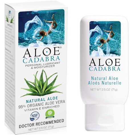 Buy Aloe Cadabra Natural Water Based Personal Lube, Lubricant for Her ...