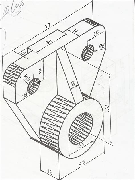 tutorial 15: 3D Engineering Drawing 2 (AUTO CAD ..... ) | GrabCAD Tutorials