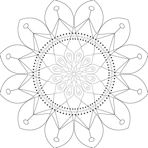 Mandala coloring pages 13123040 Vector Art at Vecteezy