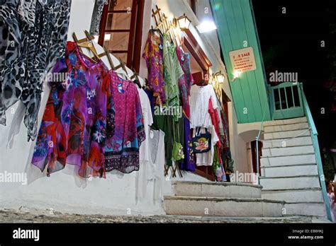 night, Chora, Mykonos, Greece Stock Photo - Alamy