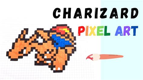 Pixel Art - How to Draw CHARIZARD! - YouTube