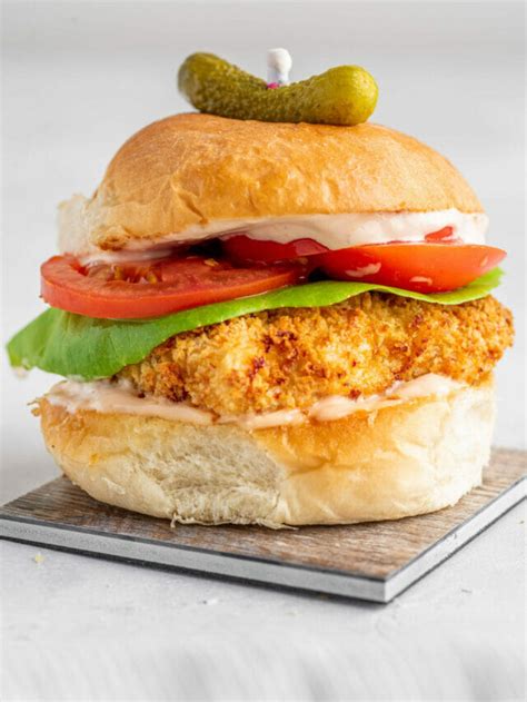 Air Fryer Buttermilk Spicy Chicken Sandwich Recipe - RecipeTeacher