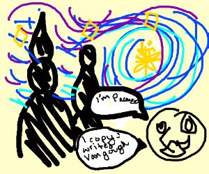 Starry Night by Picasso - Drawception