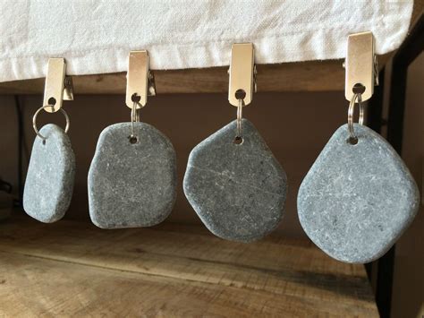 Boxed Set Of Four Pebble Tablecloth Weights Metal Clips BBQ Garden Accessory … | Tablecloth ...