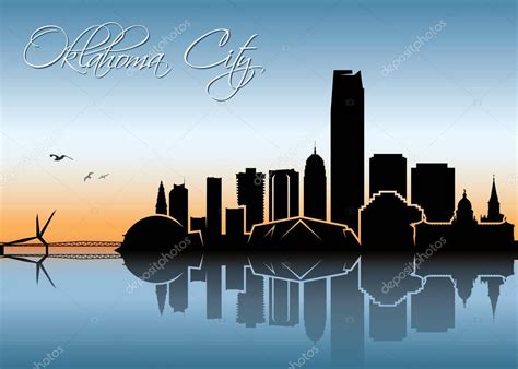 Oklahoma city skyline — Stock Vector © I.Petrovic #145204991