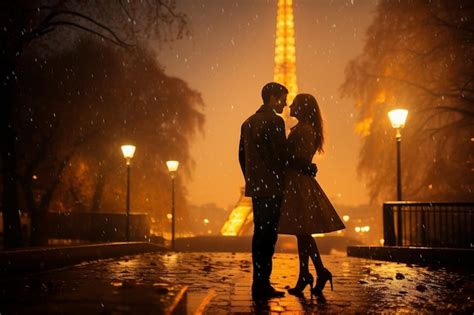 Premium AI Image | beautiful romantic night paris