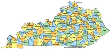 kentucky-counties-map | Nursing Home Ombudsman Agency of the Bluegrass