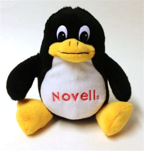 Novell Linux Tux Penguin Mascot Plush 6 Inch No Tags | eBay