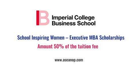 Imperial College Business School Inspiring Women – Executive MBA Scholarships in UK, 2023 ...