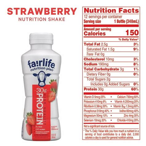 Fairlife Protein Shake Canada