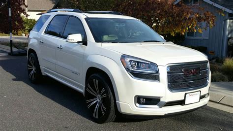 2013 Acadia Denali (White Diamond) on 22" 2Crave Wheels | GMC Acadia Forum