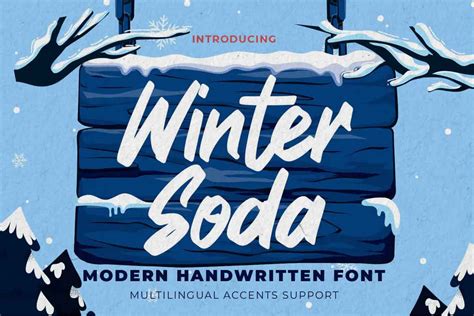 Winter Soda Font - Dfonts