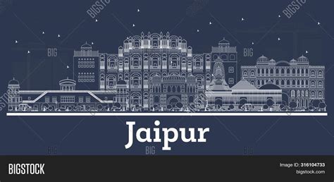 Outline Jaipur India Image & Photo (Free Trial) | Bigstock