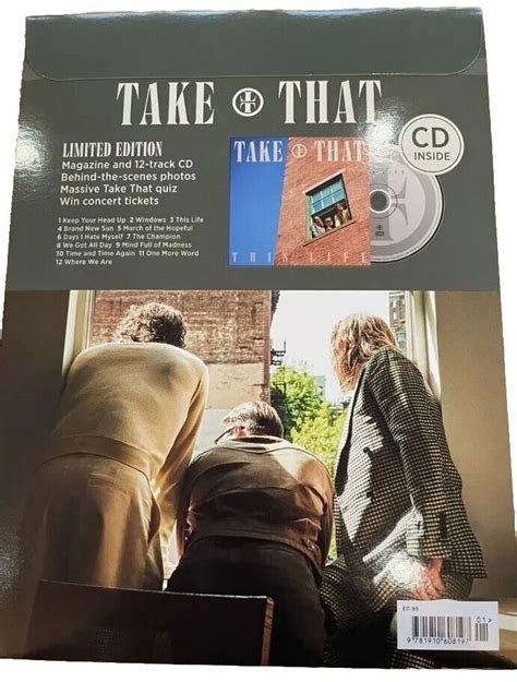 Take That - This Life LIMITED EDITION Magazine, CD, Lyrics. EXCLUSIVE ...