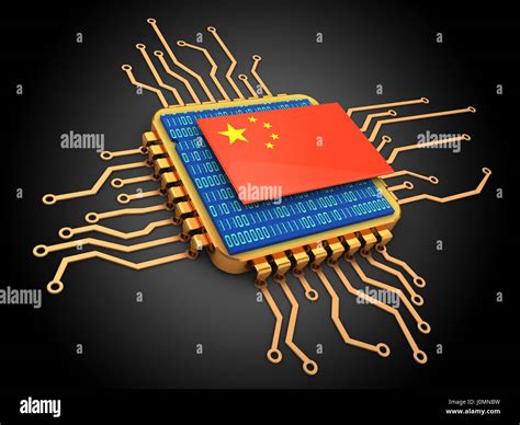 3d illustration of modern computer chip processor Stock Photo - Alamy