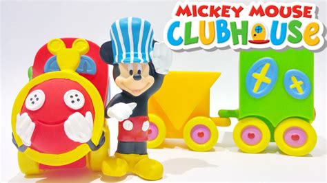 Disney Mickey Mouse Clubhouse Toys Choo Choo Train Playset Video by ...