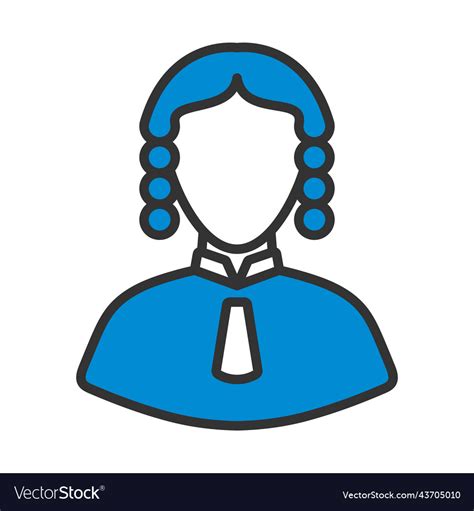 Judge icon Royalty Free Vector Image - VectorStock