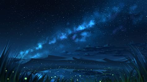 Anime Night Digital Art HD Landscape Wallpaper, HD Artist 4K Wallpapers ...
