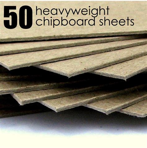 Items similar to 50 Heavyweight Recycled Chipboard Sheets . 8.5 x 11 on Etsy