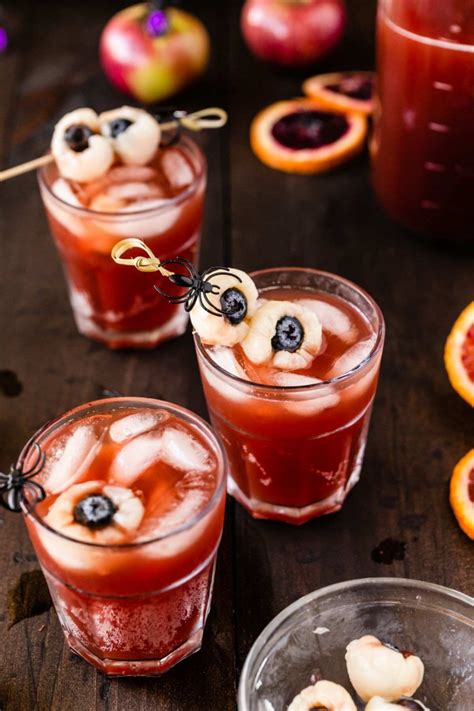 Halloween Punch with Eyeballs | Easy Wholesome