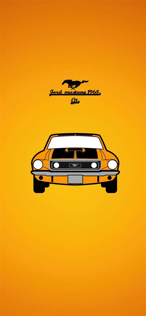 1125x2436 Ford Mustang 1968 Iphone XS,Iphone 10,Iphone X ,HD 4k Wallpapers,Images,Backgrounds ...