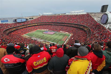 Nfl Football Fans In Stadium