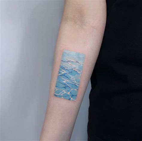 Cracked ice tattoo by tattooist Yeonho - Tattoogrid.net