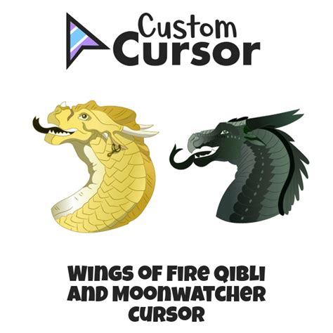 Wings of Fire Qibli and Moonwatcher cursor – Custom Cursor