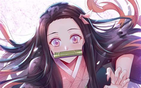 2880x1800 Resolution Kimetsu no Yaiba Art Nezuko Kamado Macbook Pro ...