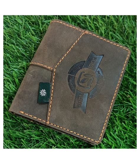 Leather Wallet Leather Green Casual Regular Wallet: Buy Online at Low ...