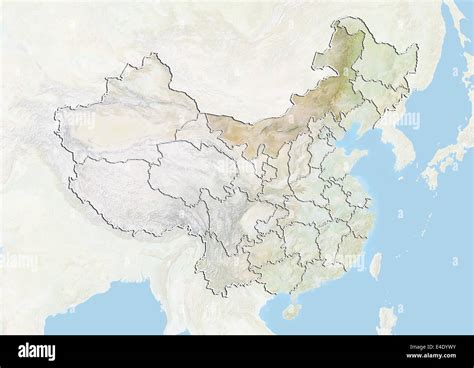 Inner mongolia map hi-res stock photography and images - Alamy