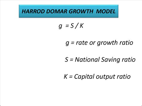 SOLUTION: Harrod domar growth model - Studypool