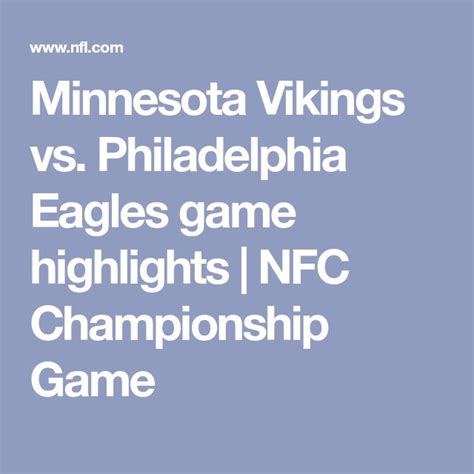 Minnesota Vikings vs. Philadelphia Eagles game highlights | NFC ...