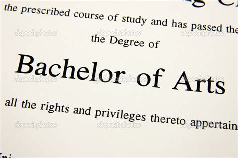 Education Master Degree: The Bachelor of Arts degree