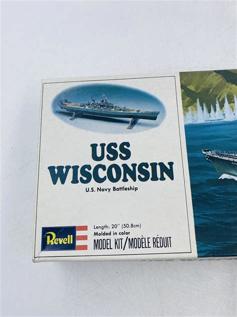 Great Lakes VNTG - NIB USS Wisconsin Model Kit