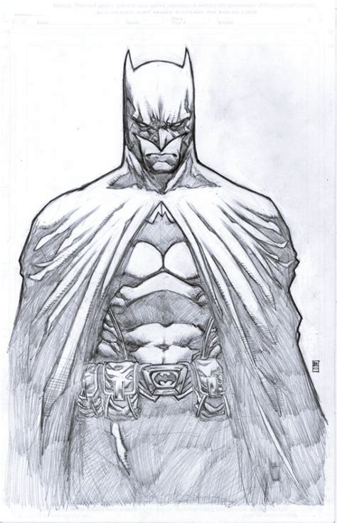 a pencil drawing of the batman