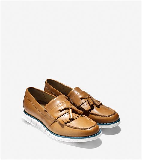 Cole Haan Zerøgrand Tassel Loafer in British Tan (Brown) for Men - Lyst