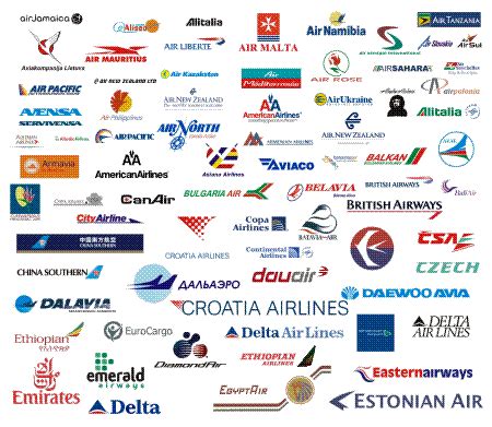 airline logos of the world with names - Google Search | LOGOS | Pinterest | Logos